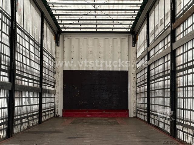 Open oplegger met zeil KRONE SD Pritsche+Plane, Edscha-Verdeck, Lenkachse