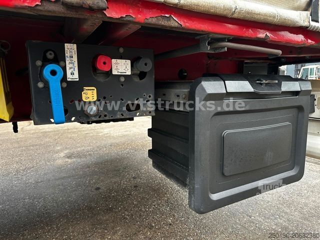 Auflieger mit Pritsche & Plane KRONE SD Pritsche+Plane, Edscha-Verdeck, Lenkachse