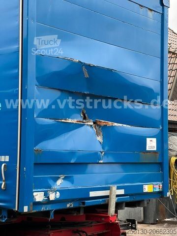 Wissellaadbak-oplegger KRONE AZ BDF-Lafette mit Krone Wechselbrücke