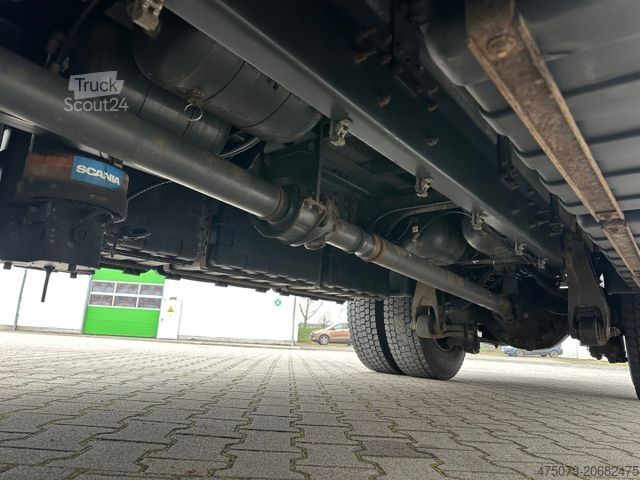 Tenteli düz yataklı kamyon SCANIA G 280 / LBW / Pritsche 7,3 m / 1 x Liege