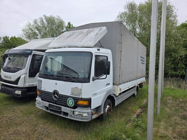 Furgon cu prelată laterală MERCEDES-BENZ 818 Pritsche & Plane, manuelle 6 Gang Schaltung