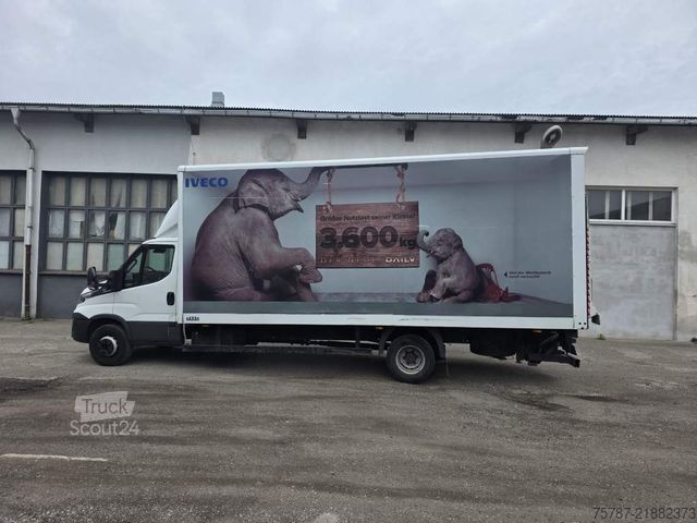 Furgons ar kasti IVECO 72-180 Koffer, Luftfederung hintgen, LBW