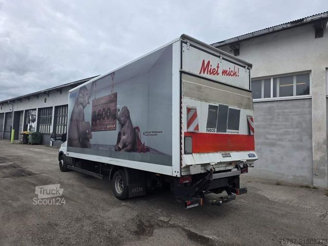 Furgons ar kasti IVECO 72-180 Koffer, Luftfederung hintgen, LBW