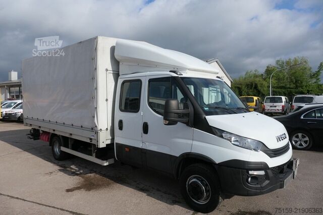 Фургон-шторник iveco Daily 70C18H D70C DoKa LBW AHK Klima Tempomat Regaleinbauten COC Standheizung