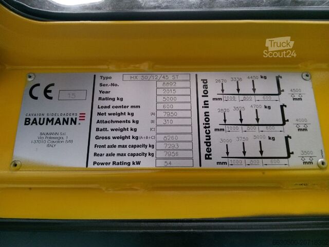 Seitenstapler Baumann HX 50/12/45 ST