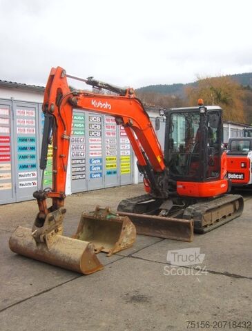 Trumpagalis ekskavatorius Kubota U55-4