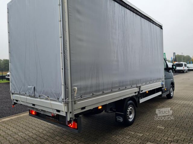 Samochód dostawczy z plandeką Renault Master Pritsche Schiebe Plane 10 Pal. LUFTFEDERUNG