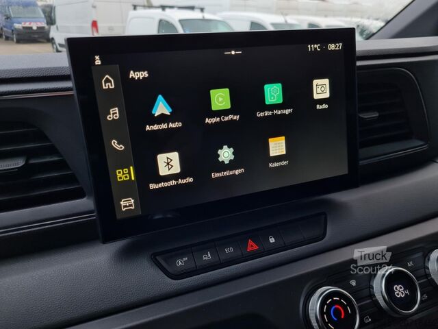 Samochód dostawczy z plandeką Renault Master Pritsche Schiebe Plane 10 Pal. LUFTFEDERUNG