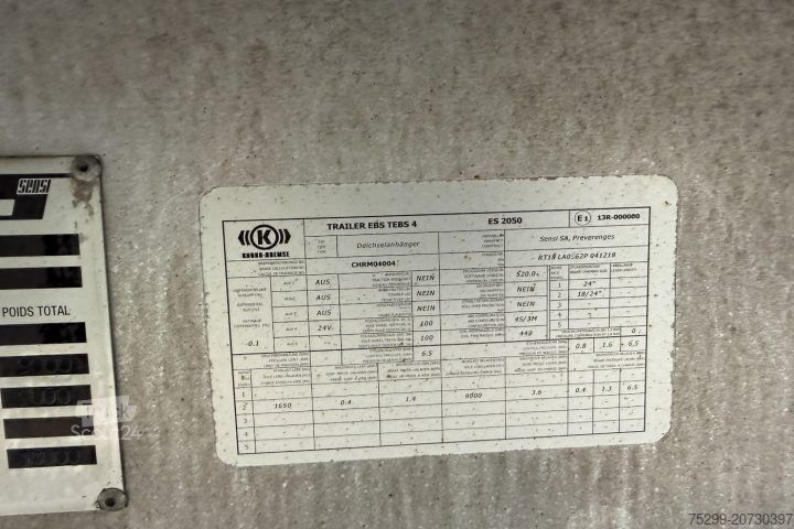 Open trailer with tarp  RT 18 Plane / Swiss-Vehicle