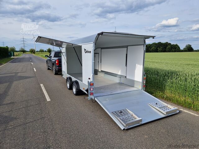 Kofferanhänger Debon C1000 Flügeltürer mit Heckrampe Pullman