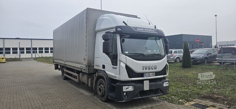 бордов камион с брезент Iveco EuroCargo 120