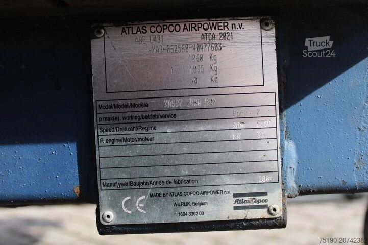 Compressor Atlas Copco XAS 97