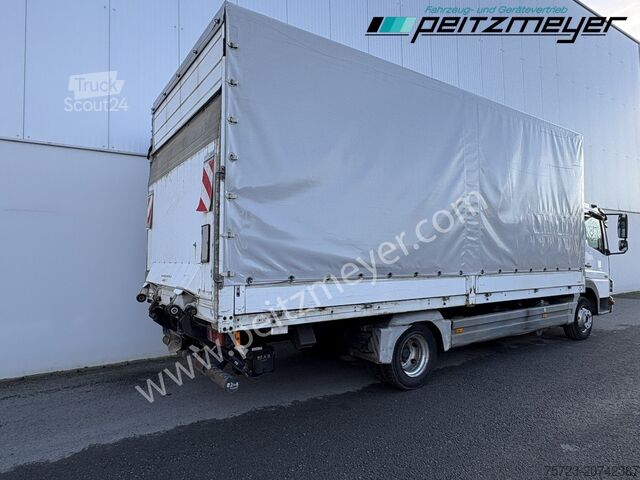 Plachtová dodávka Mercedes-Benz Atego 818 L Pritsche + LBW, Klima, AHK, 3 Sitzer