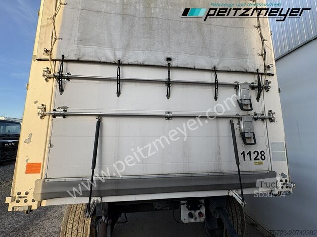 Open aanhangwagen met zeil Krukenmeier PRITSCHENANHÄNGER 18 T. mit Durchlade