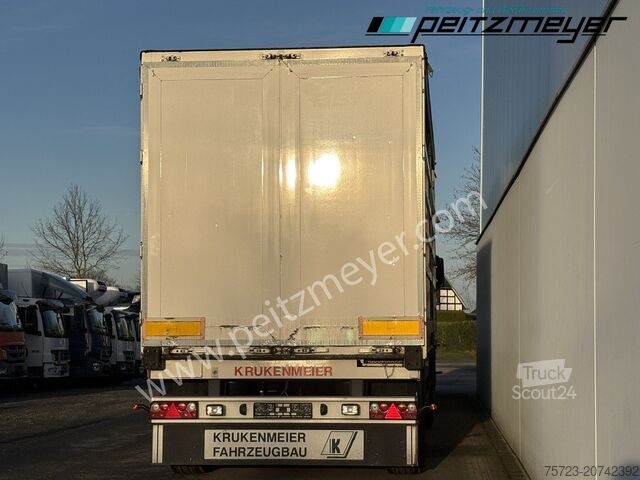 Open aanhangwagen met zeil Krukenmeier PRITSCHENANHÄNGER 18 T. mit Durchlade