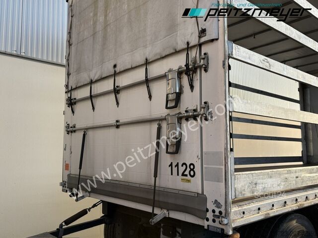 Open aanhangwagen met zeil Krukenmeier PRITSCHENANHÄNGER 18 T. mit Durchlade