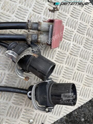 Open aanhangwagen met zeil Krukenmeier PRITSCHENANHÄNGER 18 T. mit Durchlade