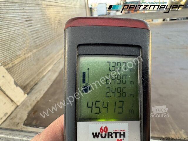 Open aanhangwagen met zeil Krukenmeier PRITSCHENANHÄNGER 18 T. mit Durchlade