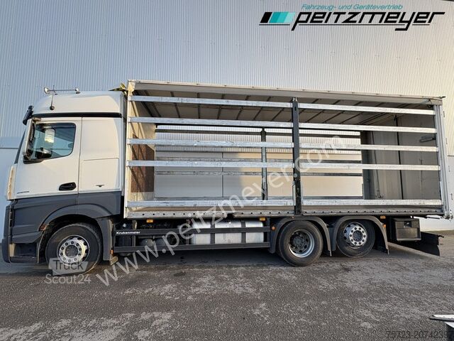 LKW mit Pritsche & Plane Mercedes-Benz Actros 2545 LL Pritsche, Klima, Standklima, PPC, EU 6