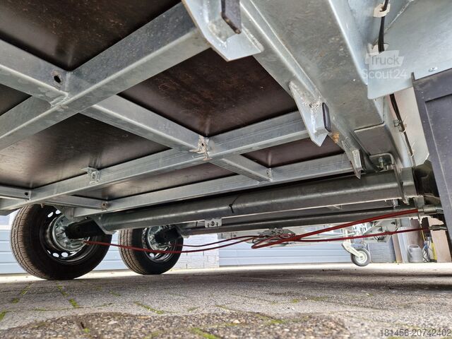 Bouwtrailer Martz 3500kg Bagger Maschinen Anhänger Auffahrklappe Nutzlast 2730kg aus Vorrat verfügbar