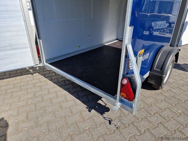 PKW-Anhänger Cheval Liberté Debon Anhänger Polycargo 1300 blau Seitentür Pullman 100km/H direkt online verfügbar