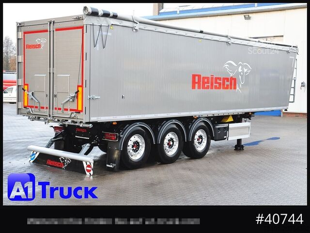 Naczepa wywrotka REISCH RHKS, Alu 50m³, NEU Kombitüren, Lift Alu, LED