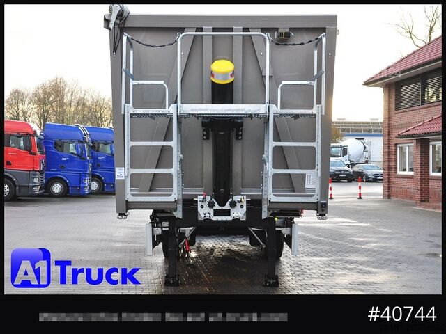 Naczepa wywrotka REISCH RHKS, Alu 50m³, NEU Kombitüren, Lift Alu, LED