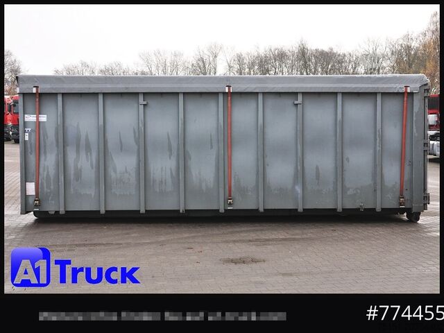 Kontener hakowy POL OSTEG Abrollcontainer 47,5m³, Mulde, Dachplane, Portaltür
