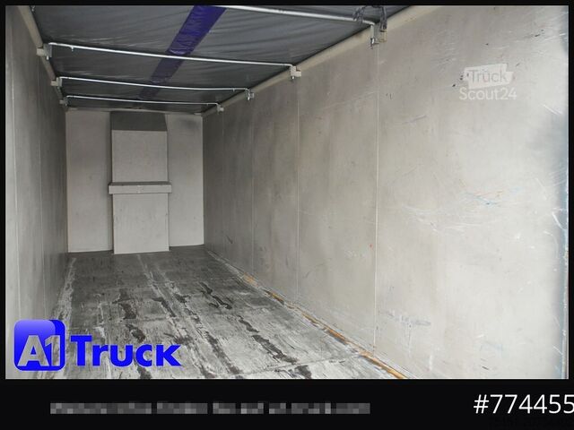 Afzetcontainer POL OSTEG Abrollcontainer 47,5m³, Mulde, Dachplane, Portaltür