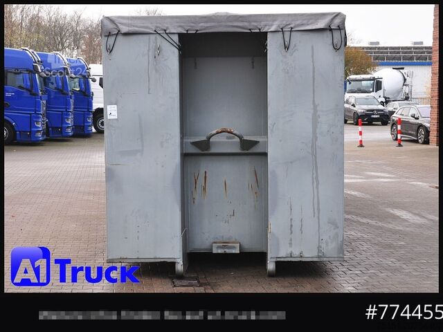 Hakowiec POL OSTEG Abrollcontainer 47,5m³, Mulde, Dachplane, Portaltür