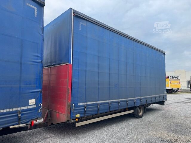 Remorque ouverte avec bâche Meuser 1 achs Jumbo 62 m luft 7,7 zwilling GG: