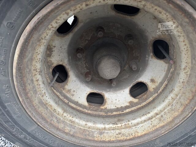 Remorque ouverte avec bâche Meuser 1 achs Jumbo 62 m luft 7,7 zwilling GG: