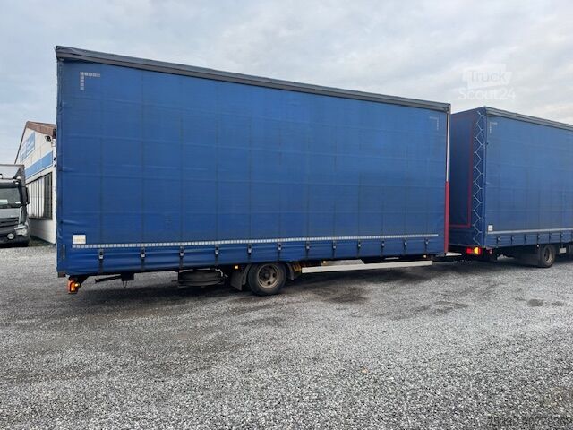 Remorque ouverte avec bâche Meuser 1 achs Jumbo 62 m luft 7,7 zwilling GG: