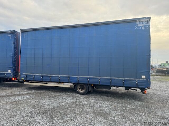 Remorque ouverte avec bâche Meuser 1 achs Jumbo 62 m luft 7,7 zwilling GG: