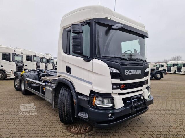 Kravas automašīna ar āķi SCANIA P420 / Meiller Tectrum RS21 / 2025