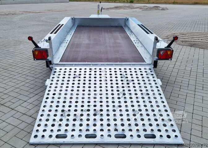 Aanhangwagen voor zwaar materieel Martz 290cm x 150cm Baumaschinen Anhänger Hubsteiger 3t NEU