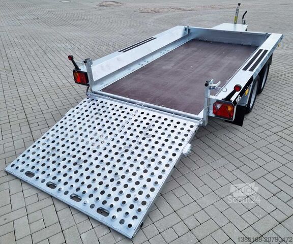 Aanhangwagen voor zwaar materieel Martz 290cm x 150cm Baumaschinen Anhänger Hubsteiger 3t NEU