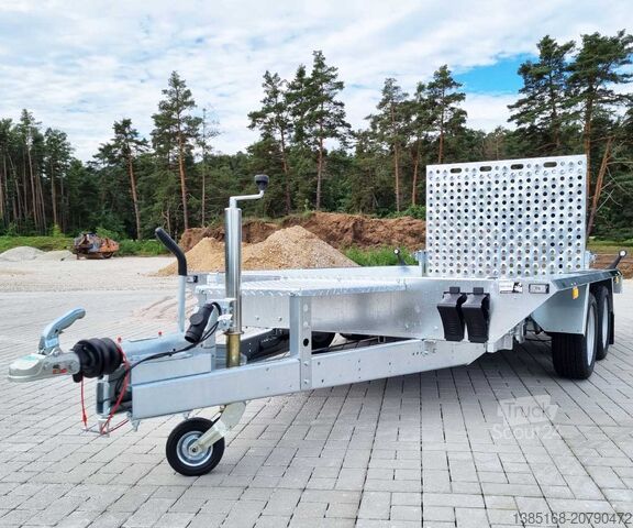 Aanhangwagen voor zwaar materieel Martz 290cm x 150cm Baumaschinen Anhänger Hubsteiger 3t NEU