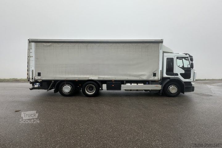 Plattewagen met zeil Renault Premium 430 6x2 Plane / HB / Swiss-Vehicle