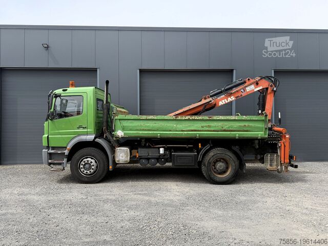 Kamyon vinci Mercedes-Benz Axor 1828 Kipper Heckkran Altas Bj. 12