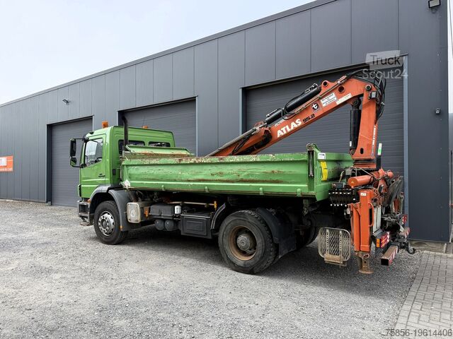 Kamyon vinci Mercedes-Benz Axor 1828 Kipper Heckkran Altas Bj. 12