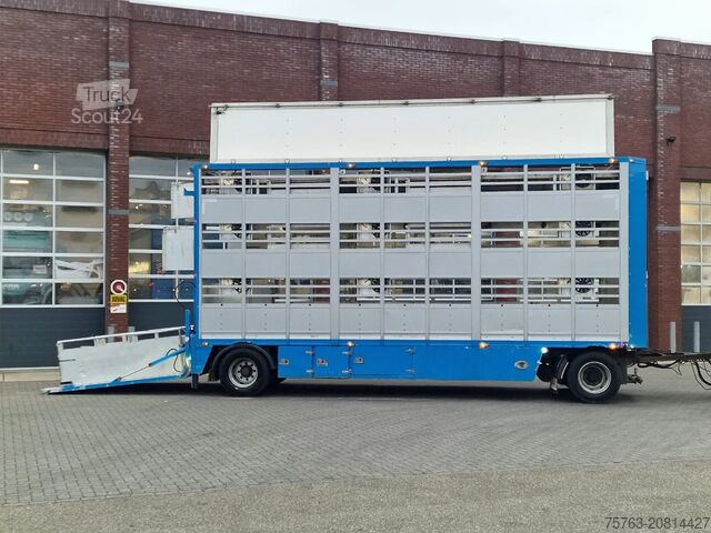 Transport de bétail Jumbo Bekkers 3 deck livestock - Ventilation - Loadli...