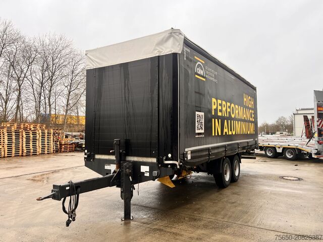 Reboque aberto com lona Fliegl TPS135 13,5 t Tandemplanenanhänger, neuwertig