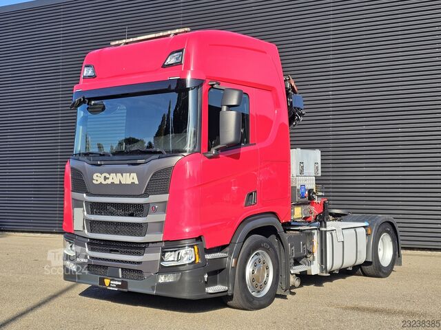Scania R500 4x2, HMF dizalica 19 tm – KRAN / RETARDER Scania Scania R500 4x2 HMF 19 tm CRANE - KRAN / RETARDER
