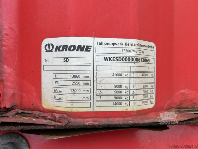 Lonas correderas Krone Profi Liner / Mega / Pritsch - Plane / BPW Trom...
