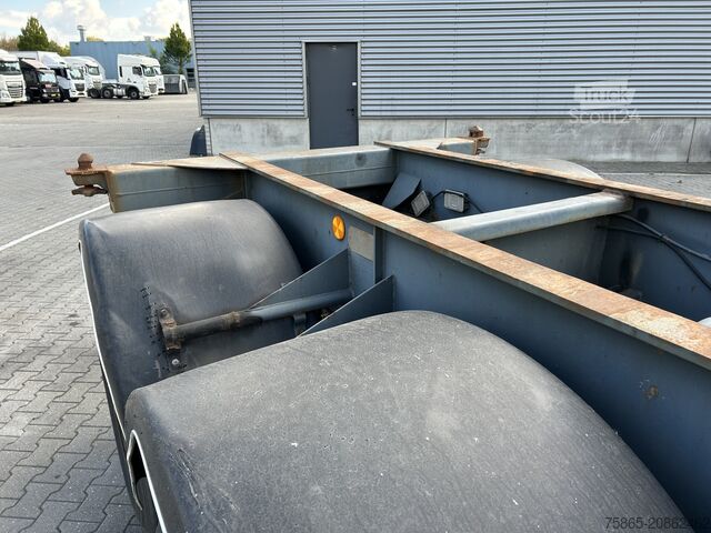 Transporte de contenedores Fruehauf ED 24 / 2 as Blad - Spring / Container 20 FT / ...