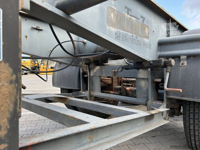 Transporte de contenedores Fruehauf ED 24 / 2 as Blad - Spring / Container 20 FT / ...