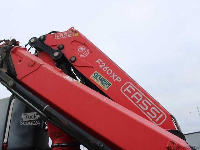 Camion cu platformă SCANIA R 560, FASSI F260XP, AIR SUSPENSIONS, BEACONS