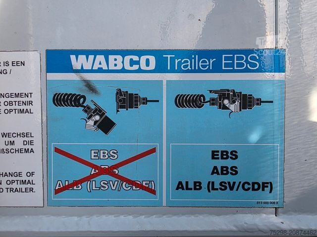 Semirremolque con caja intercambiable STAS S300ZX / 2 Liftachsen