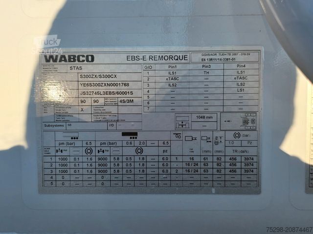 Semirremolque con piso móvil STAS S300ZX / 2 Liftachsen